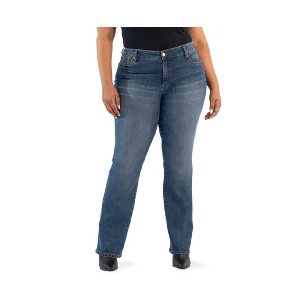 KUT from the Kloth Natalie High Waist Bootcut Jeans (Danceable) (Plus) Size: 20W